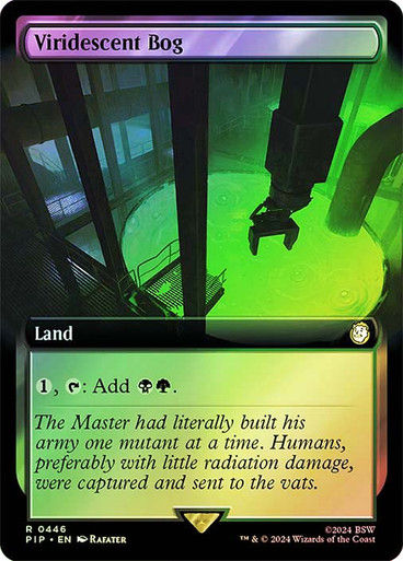 Viridescent Bog (pip) (446) / Extended Art Foil
