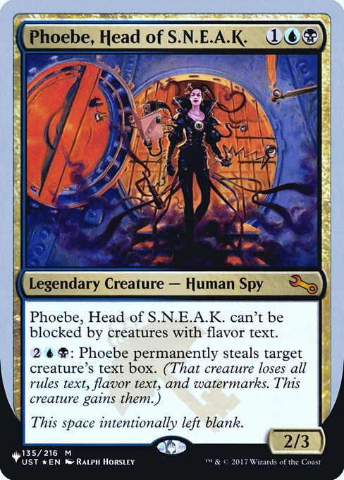 Phoebe, Head of S.N.E.A.K. (ULST) (52) / Foil