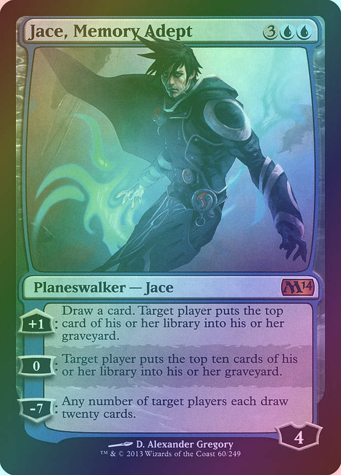 Jace, Memory Adept (M14) (60) / Foil