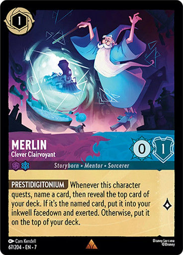 Merlin - Clever Clairvoyant (LOR_ARC)