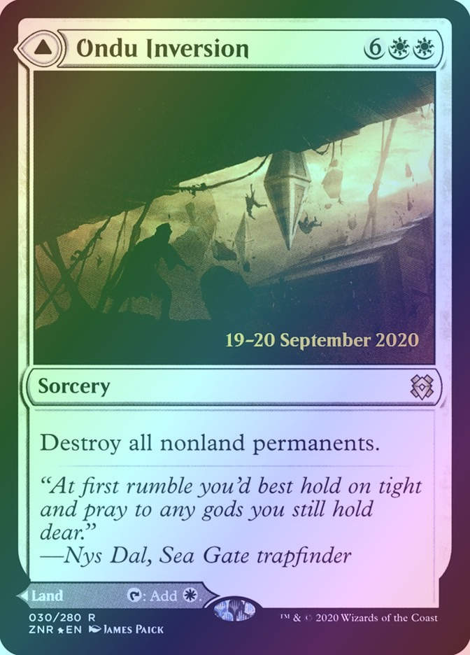 Ondu Inversion // Ondu Skyruins (PZNR) (30s) / Foil