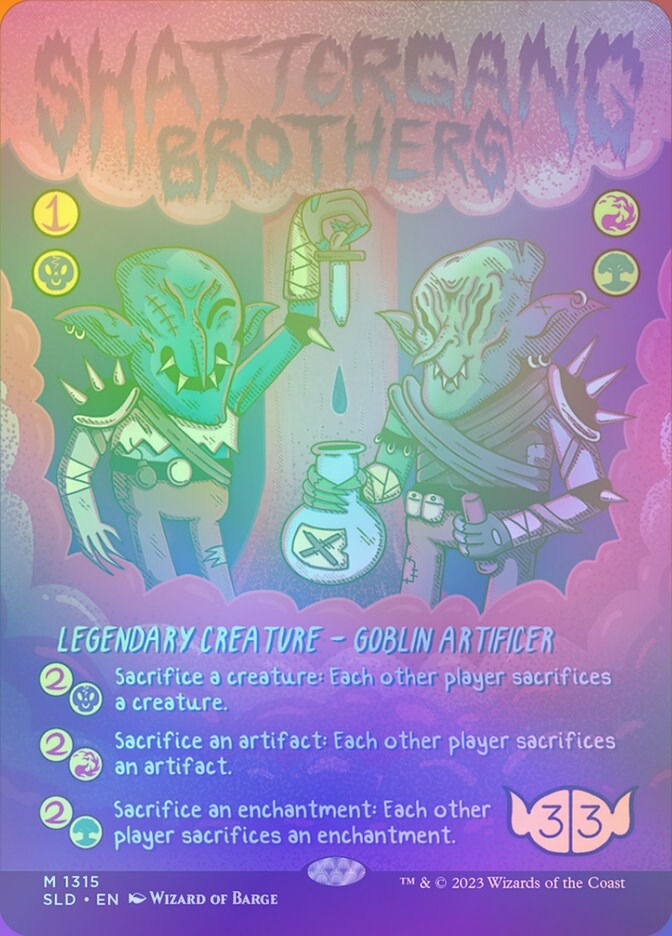 Shattergang Brothers (SLD) (1315★) / Borderless / Rainbow Foil