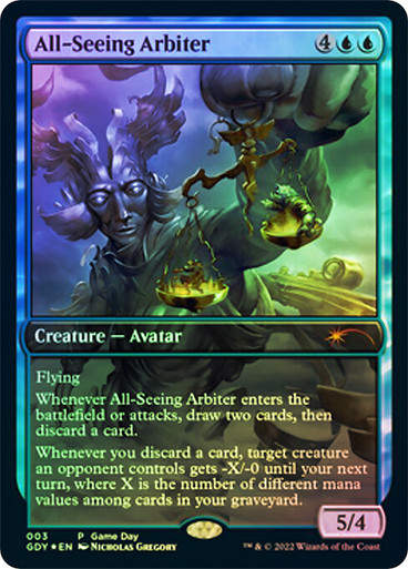 All-Seeing Arbiter (gdy) / (Game Day) (Full Art)