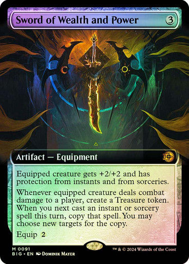 Sword of Wealth and Power (BIG) (91) / Extended Art / Foil