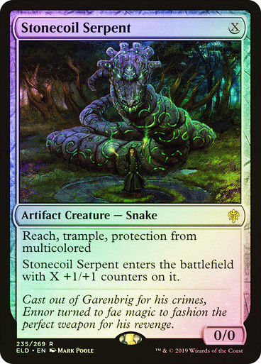 Stonecoil Serpent (ELD) (235) / Foil