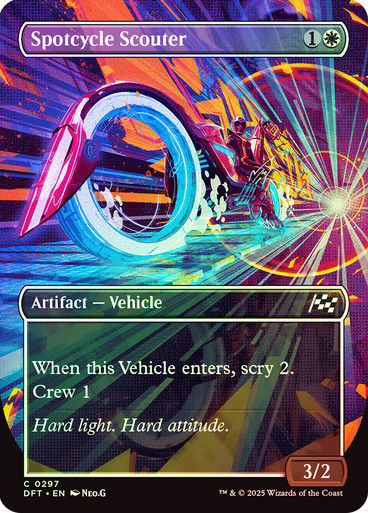 Spotcycle Scouter (DFT) (297) / Foil / Borderless