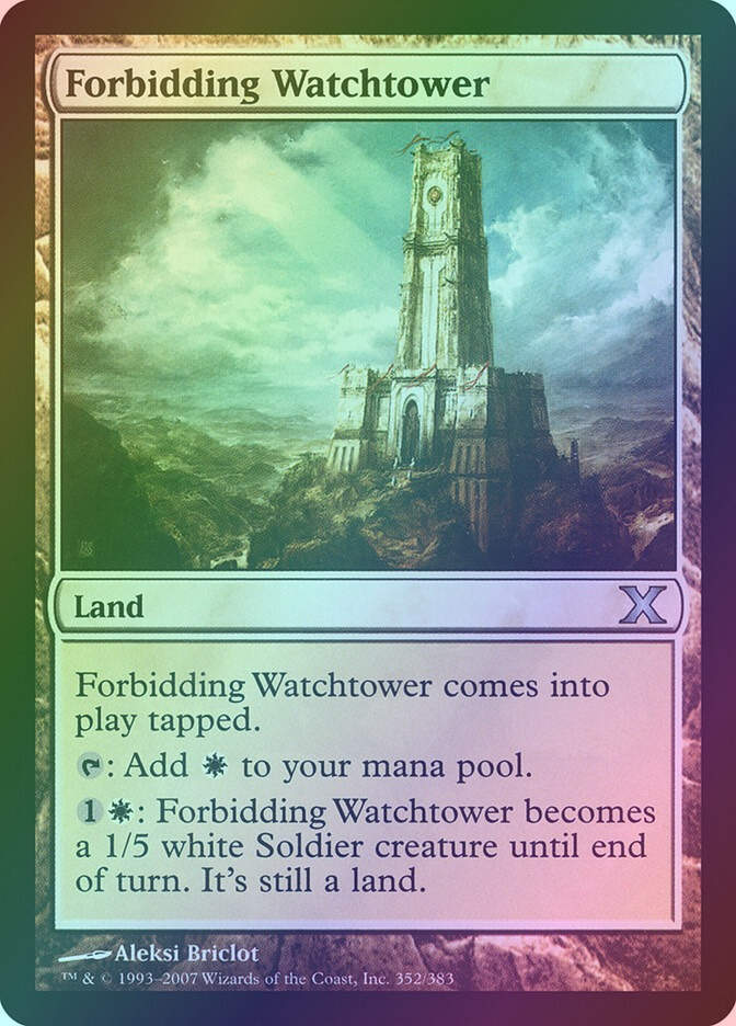 Forbidding Watchtower (10E) (352) / Foil
