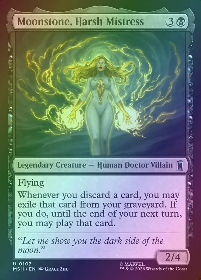 Moonstone, Harsh Mistress (MSH) (107) / Foil