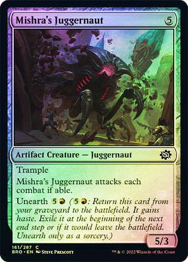 Mishra's Juggernaut (BRO) / Foil
