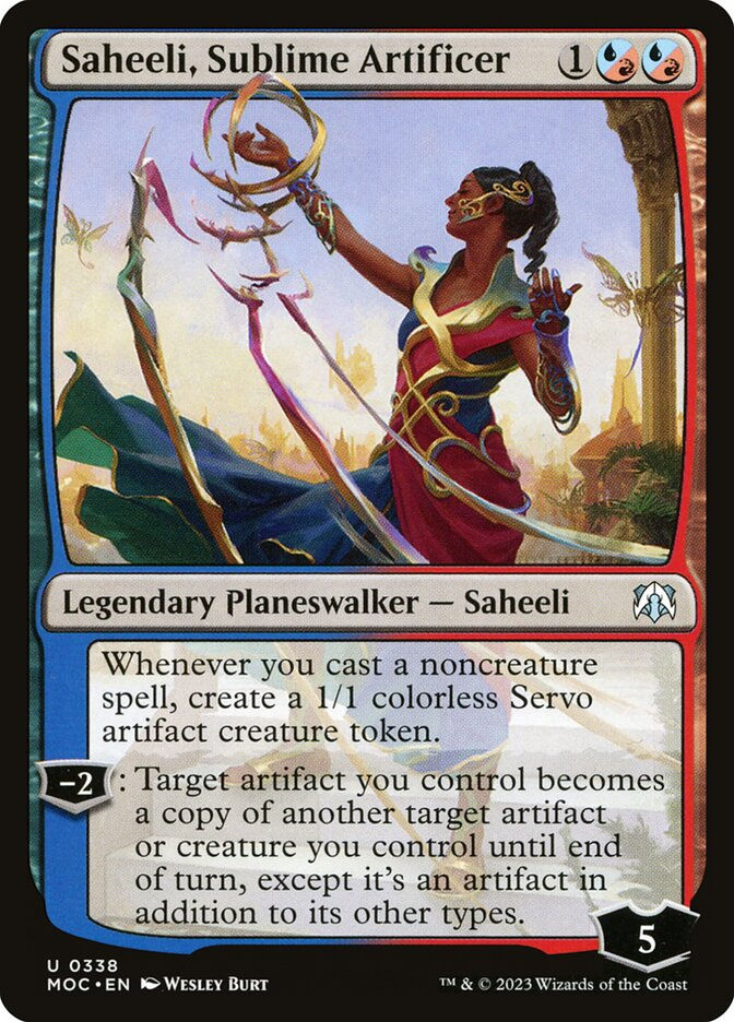Saheeli, Sublime Artificer (MOC) (338)