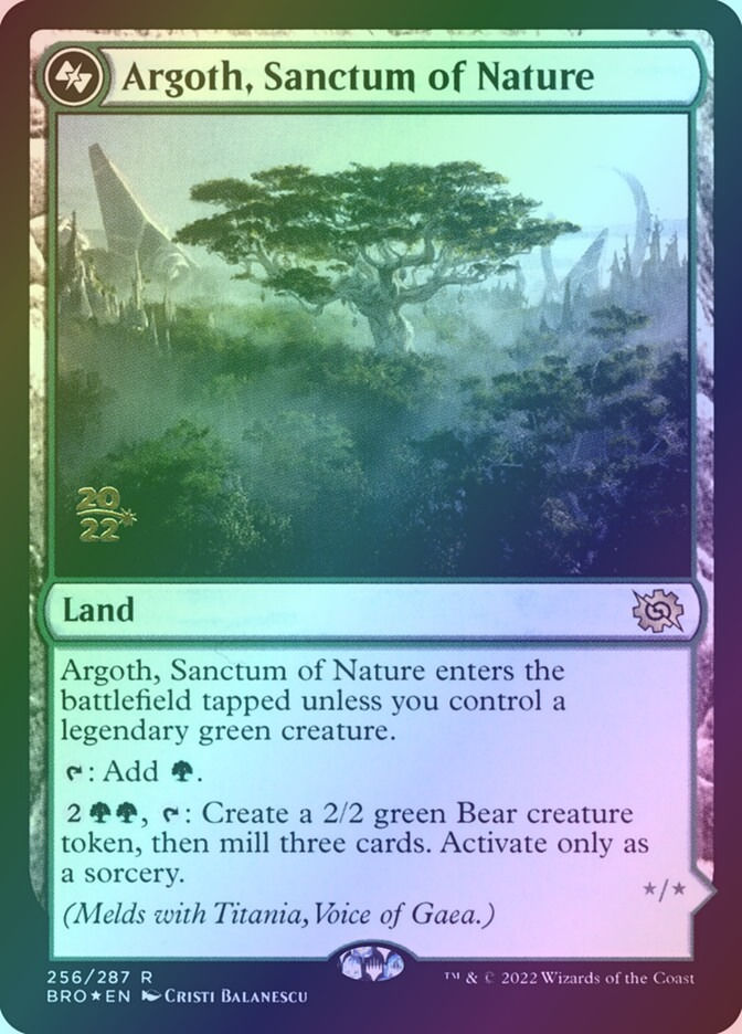 Argoth, Sanctum of Nature (PBRO) (256s) / Foil