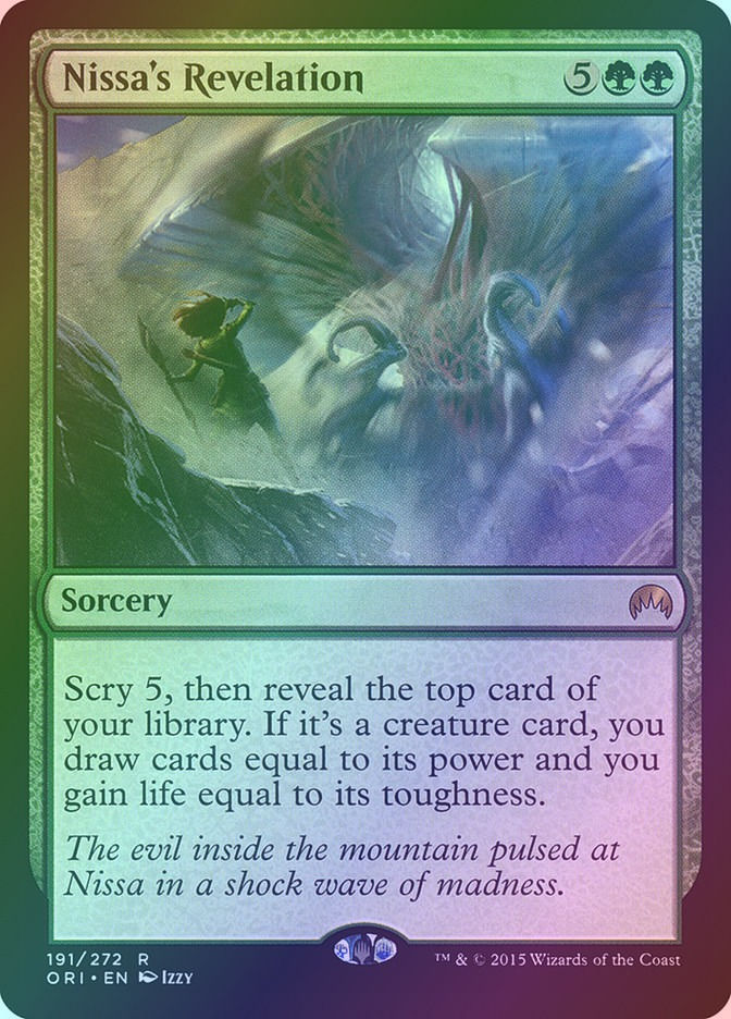 Nissa's Revelation (ORI) (191) / Foil