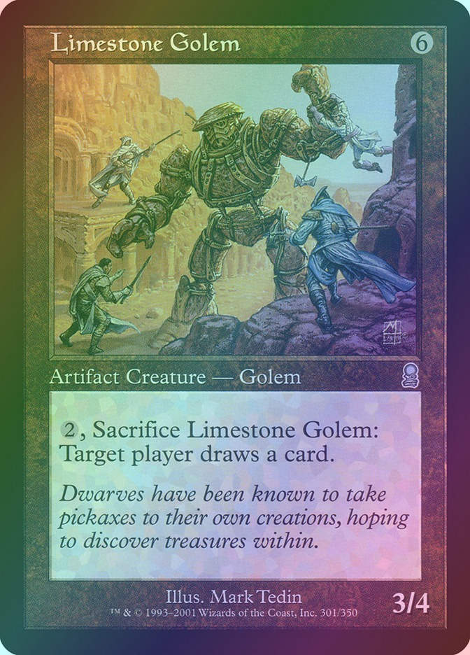 Limestone Golem (ODY) (301) / Foil