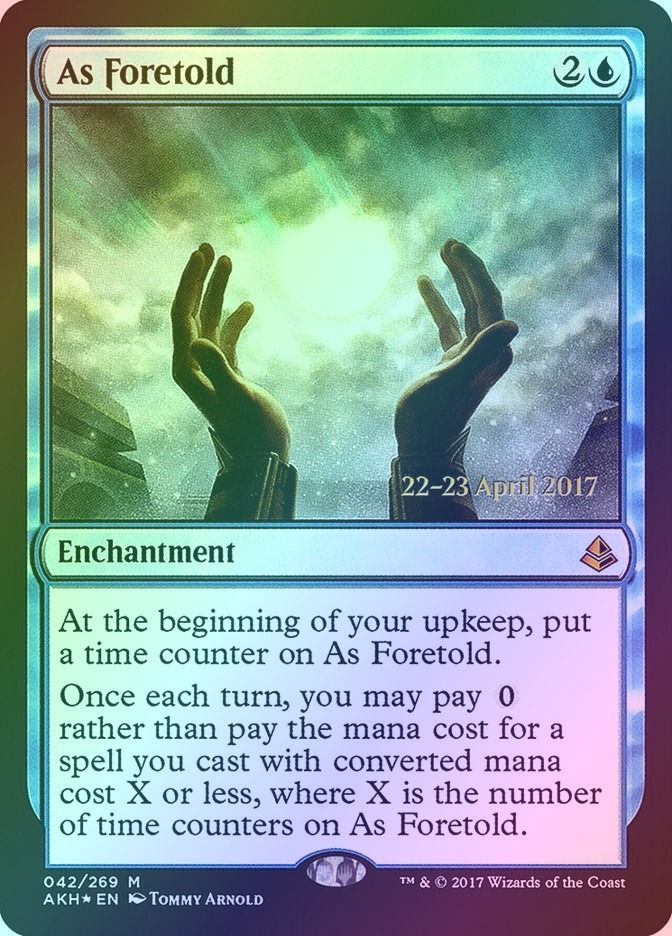 As Foretold (PAKH) (42s) / Foil