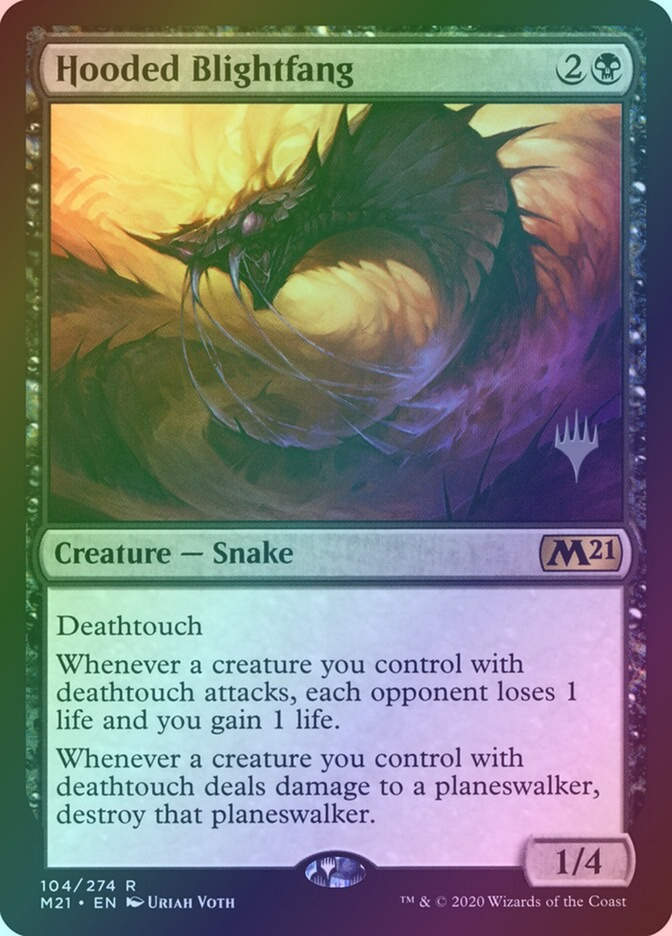 Hooded Blightfang (PM21) (104p) / Foil