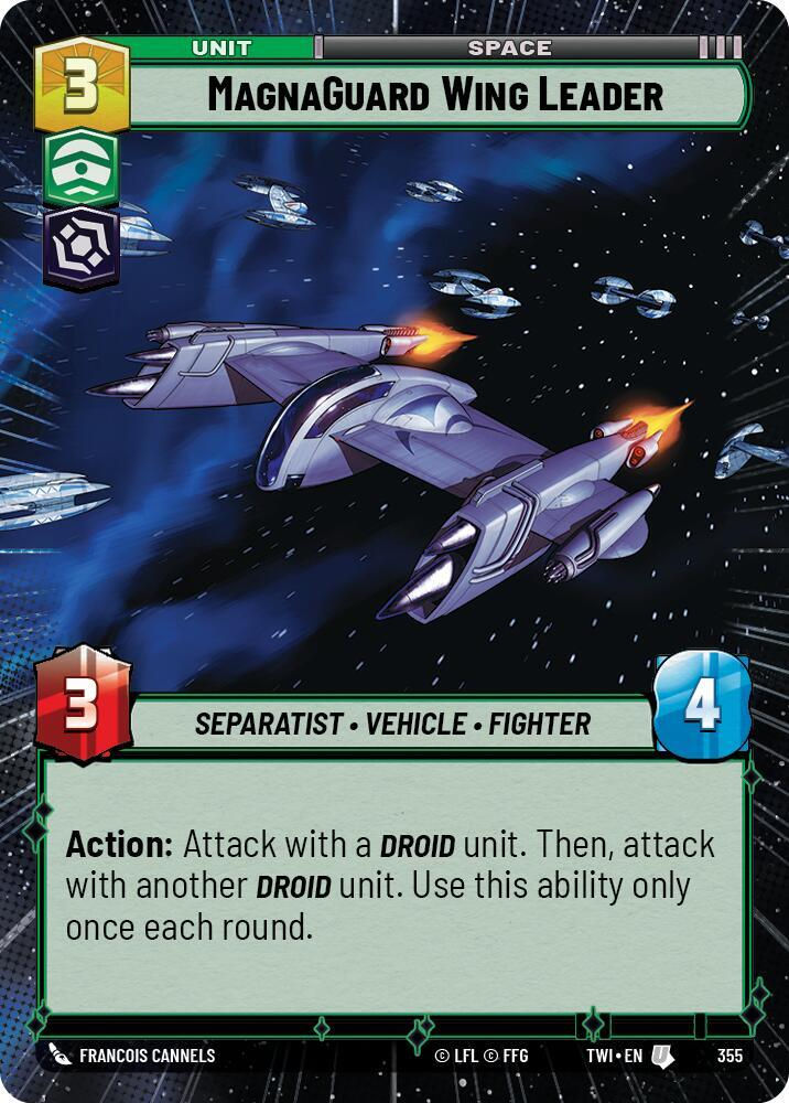 MagnaGuard Wing Leader (Hyperspace) (TWI) (355) / Foil
