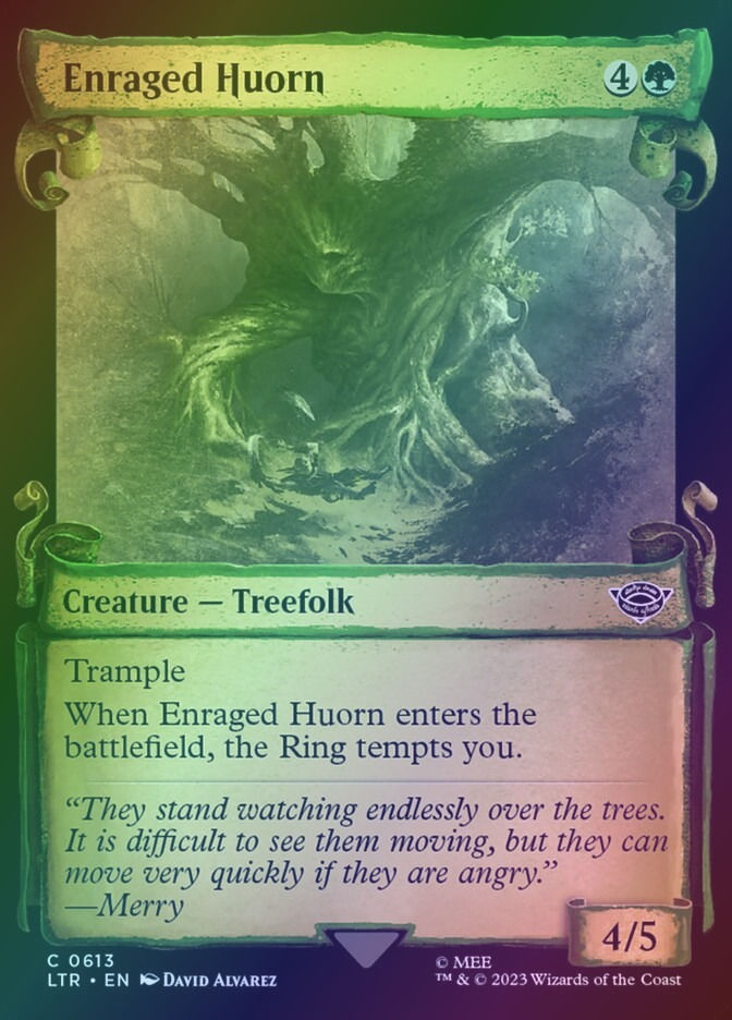 Enraged Huorn (LTR) (613) / Showcase / Foil