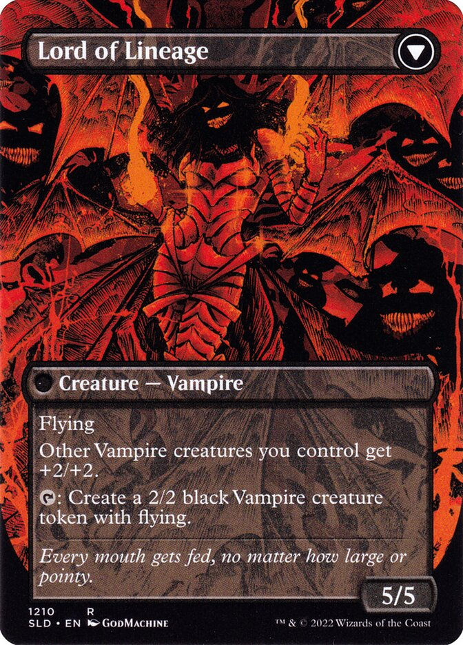 Bloodline Keeper // Lord of Lineage (SLD) (1210) / Borderless — cara 2 de 2