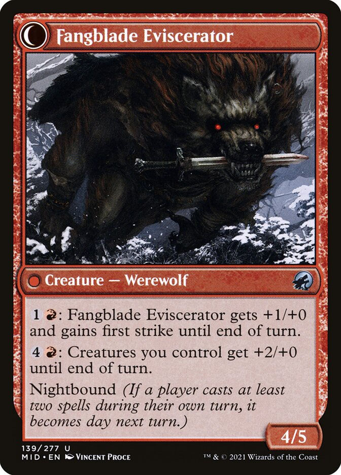 Fangblade Brigand // Fangblade Eviscerator (MID) (139) — cara 2 de 2