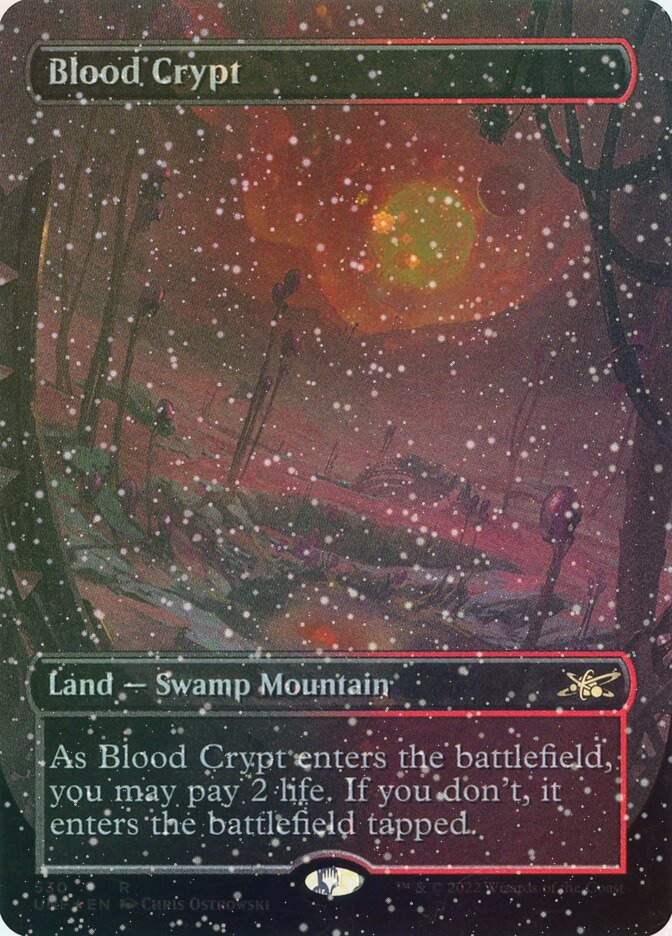 Blood Crypt (UNF) (530) / Borderless / Galaxy Foil