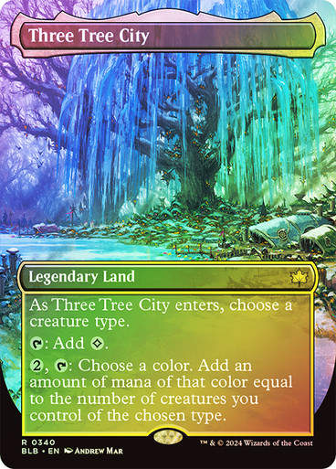 Three Tree City (blb) (340) / Borderless Foil