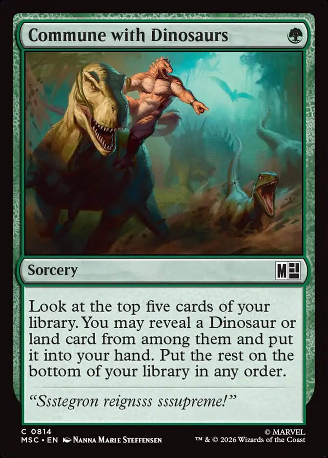 Commune with Dinosaurs (MSC) (814)