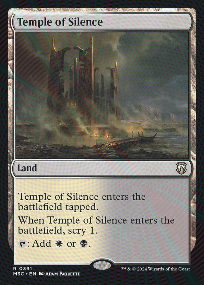 Temple of Silence (M3C) (391) / Ripple Foil