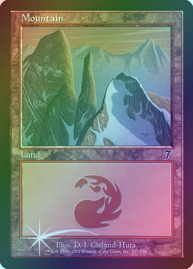 Mountain (7ED) (337★) / Foil
