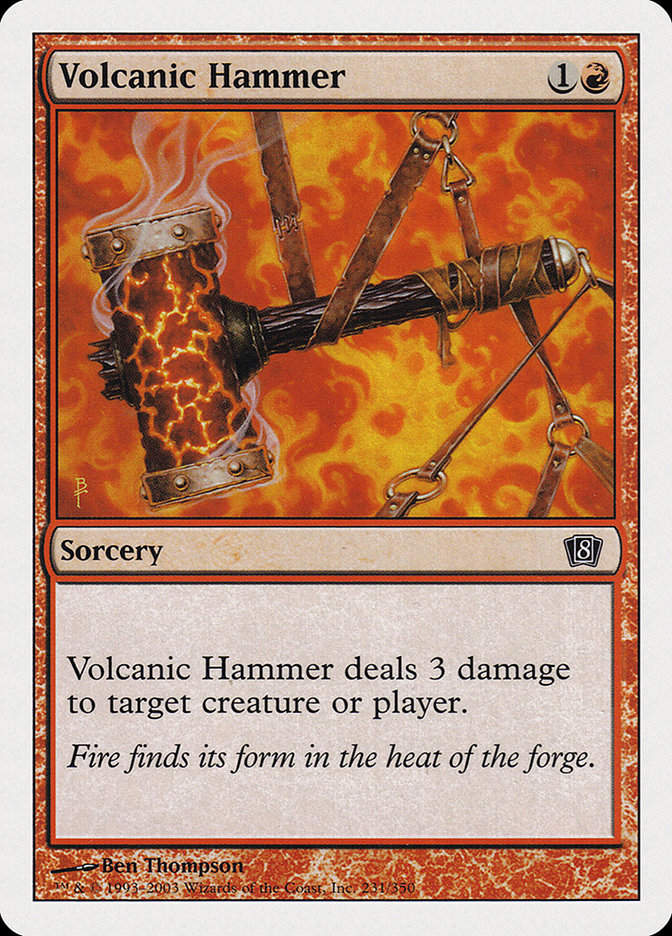 Volcanic Hammer (8ED) (231)