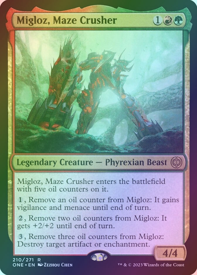 Migloz, Maze Crusher (ONE) (210) / Foil