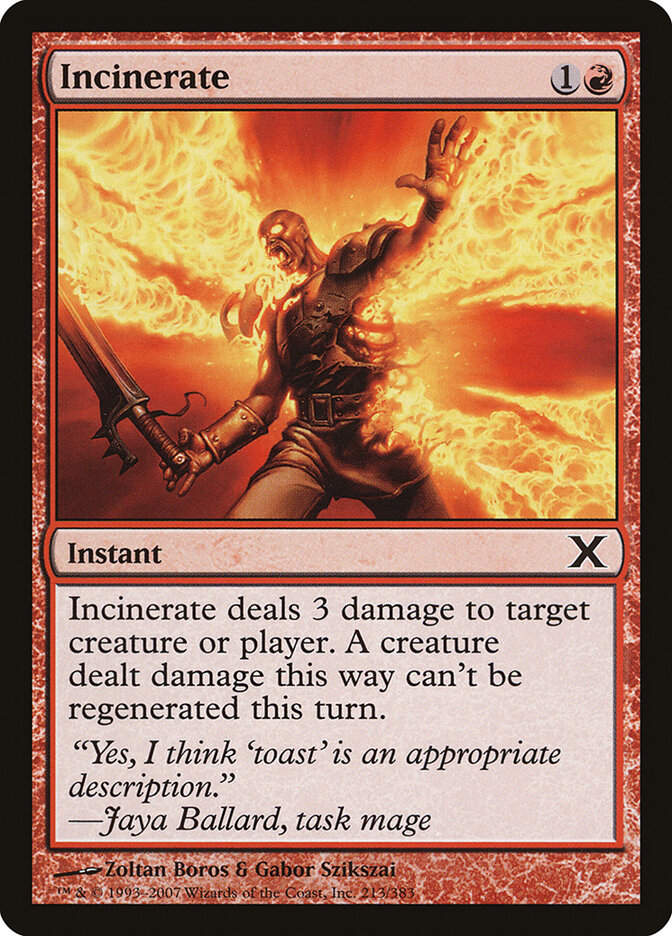 Incinerate (10E) (213)