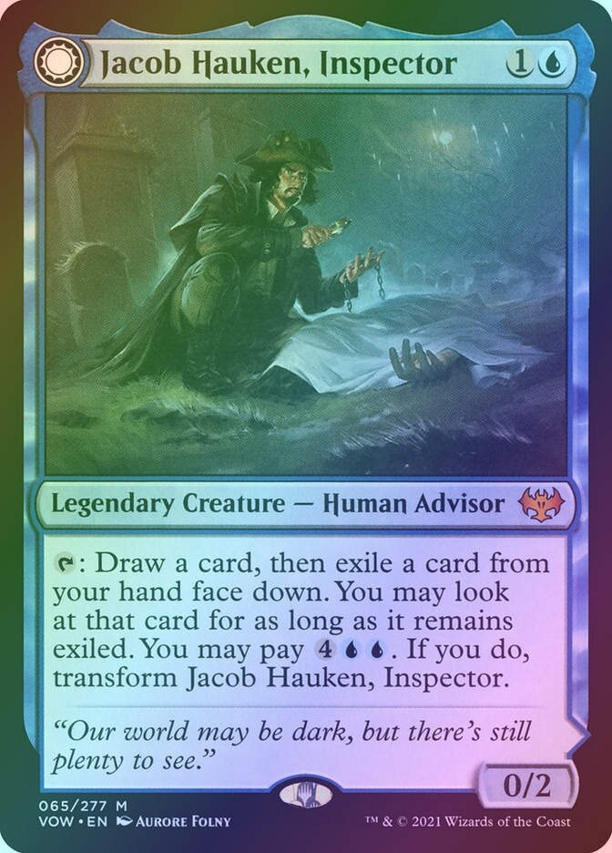 Jacob Hauken, Inspector // Hauken's Insight (VOW) (65) / Foil