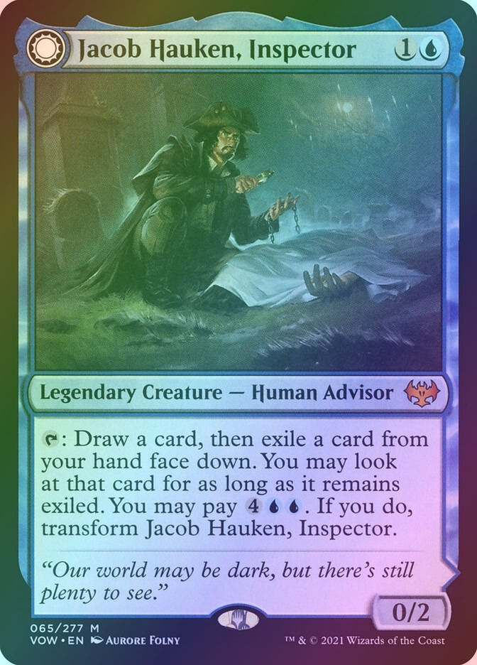 Jacob Hauken, Inspector // Hauken's Insight (VOW) (65) / Foil — cara 1 de 2