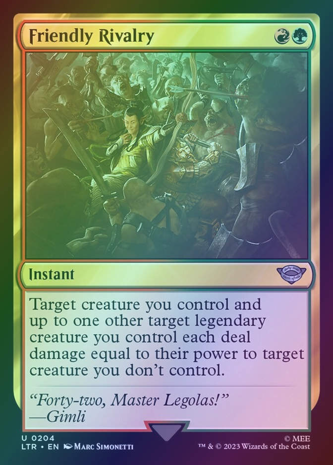 Friendly Rivalry (LTR) (204) / Foil