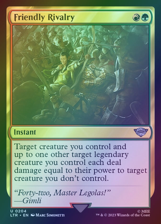Friendly Rivalry (LTR) (204) / Foil