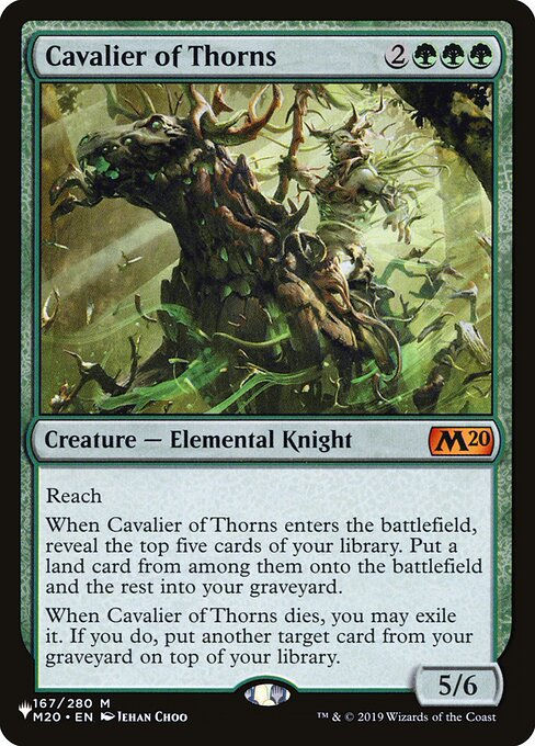 Cavalier of Thorns (PLST) (M20-167)