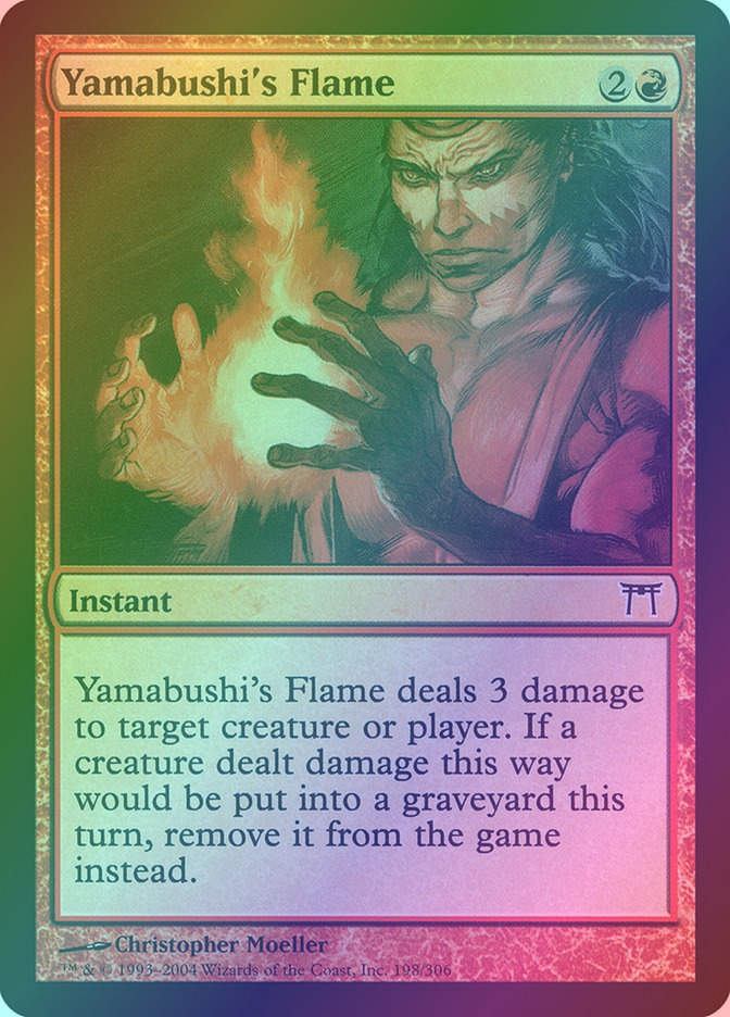 Yamabushi's Flame (CHK) (198) / Foil