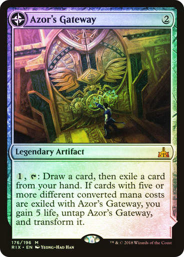 Azor's Gateway // Sanctum of the Sun (RIX) (176) / Foil