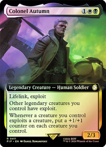 Colonel Autumn (pip) (411) / Extended Art Foil