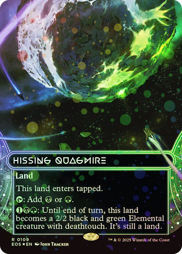 Hissing Quagmire (EOS) (109) / Borderless Galaxy Foil