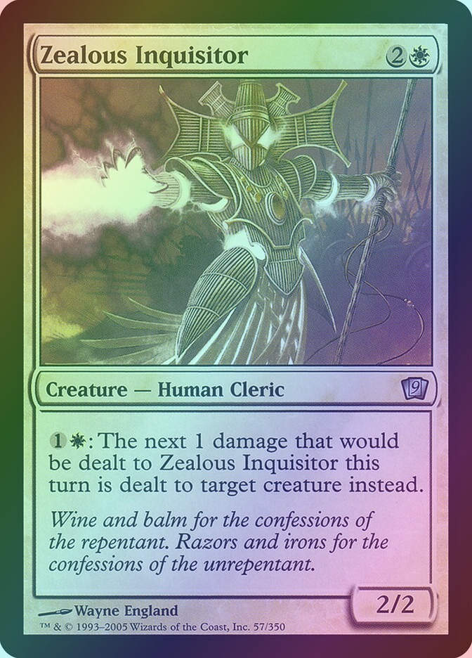 Zealous Inquisitor (9ED) (57★) / Foil