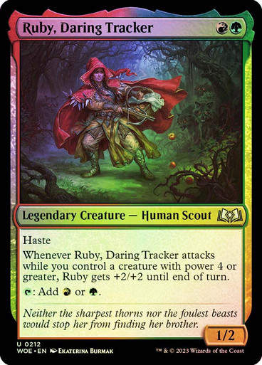 Ruby, Daring Tracker (woe) / Foil