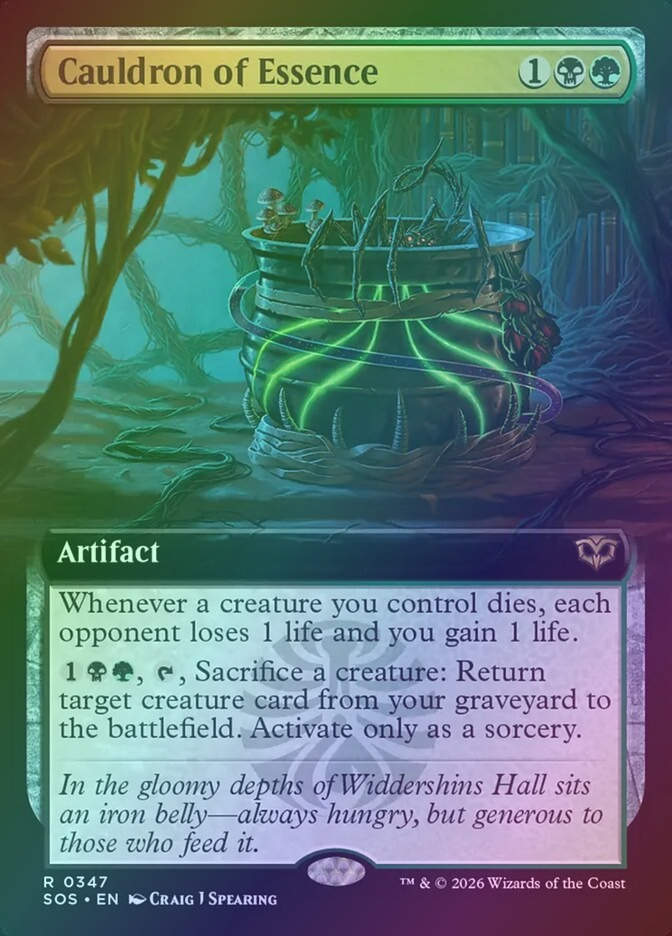 Cauldron of Essence (SOS) (347) / Extended Art / Foil