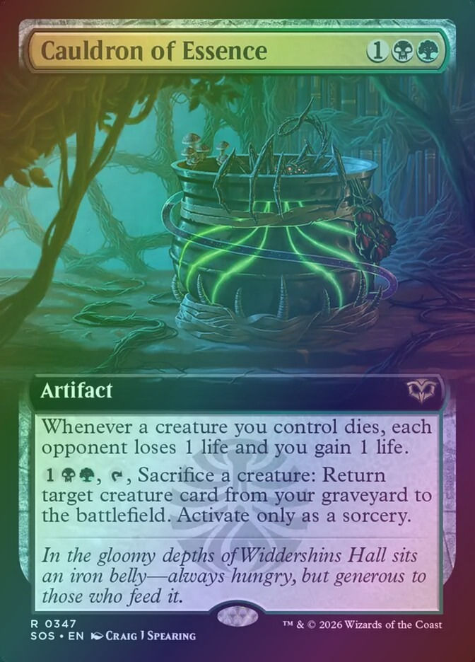 Cauldron of Essence (SOS) (347) / Extended Art / Foil