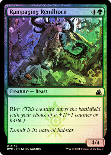 Rampaging Rendhorn (rvr) (154) / Foil