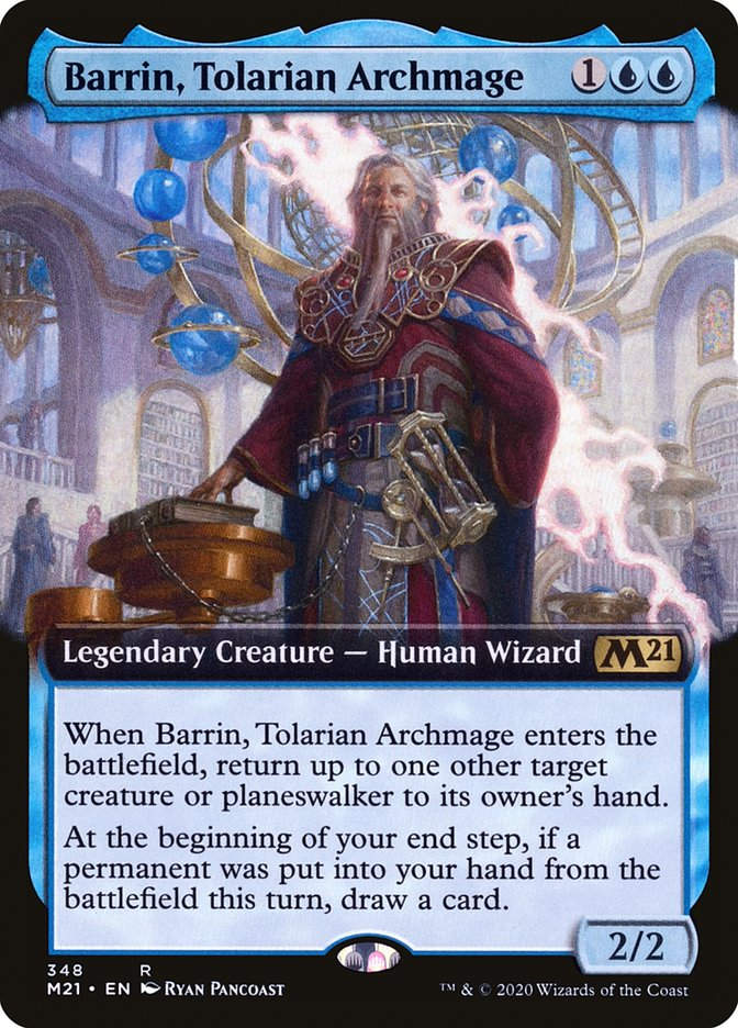 Barrin, Tolarian Archmage (M21) (348) / Extended Art
