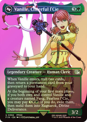 Vanille, Cheerful l'Cie (FIN) (392) / Borderless / Foil