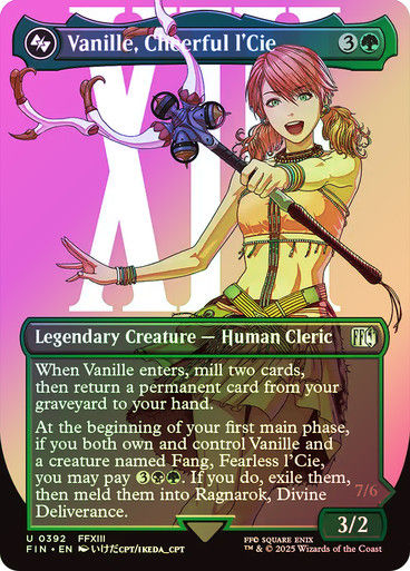 Vanille, Cheerful l'Cie (FIN) (392) / Borderless / Foil