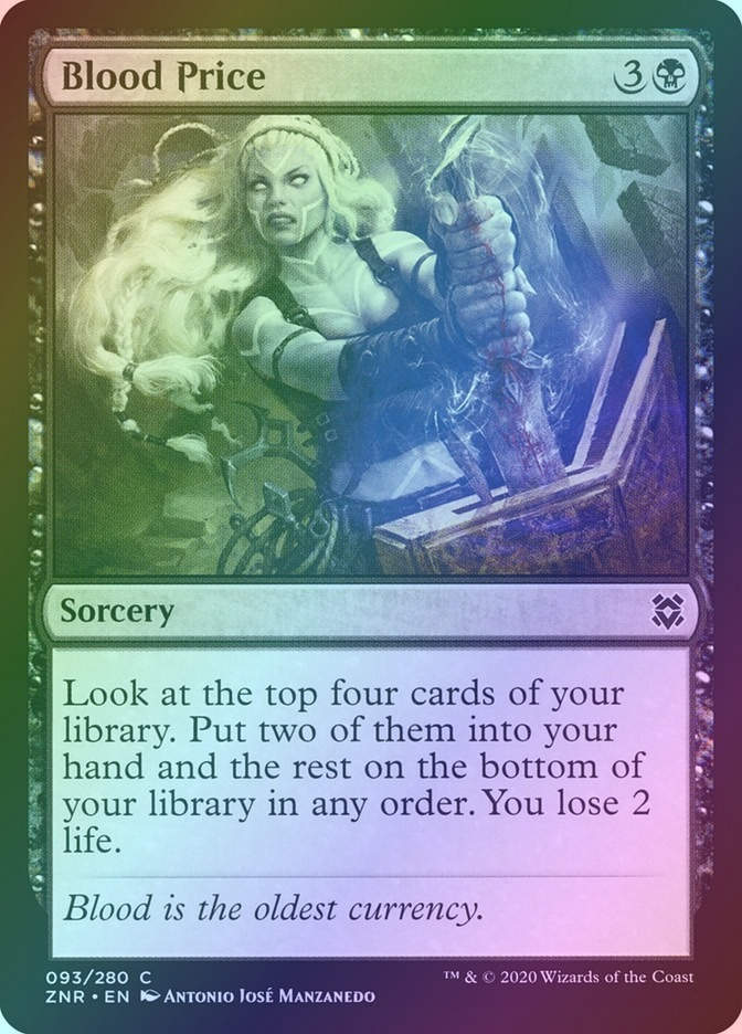 Blood Price (ZNR) (93) / Foil