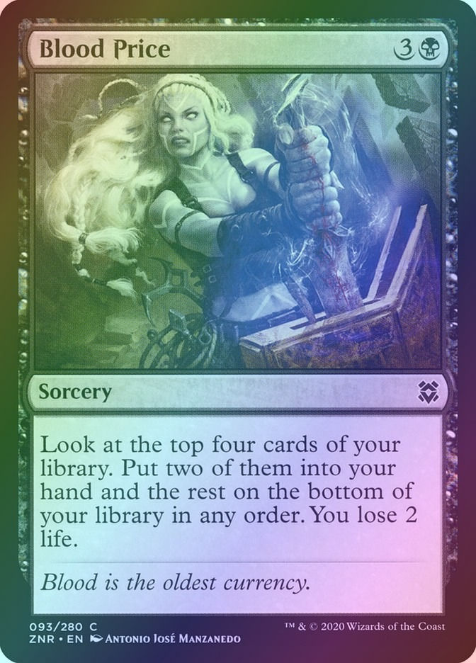Blood Price (ZNR) (93) / Foil